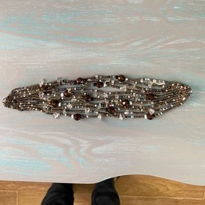 Brown/Beige Beaded Bracelet